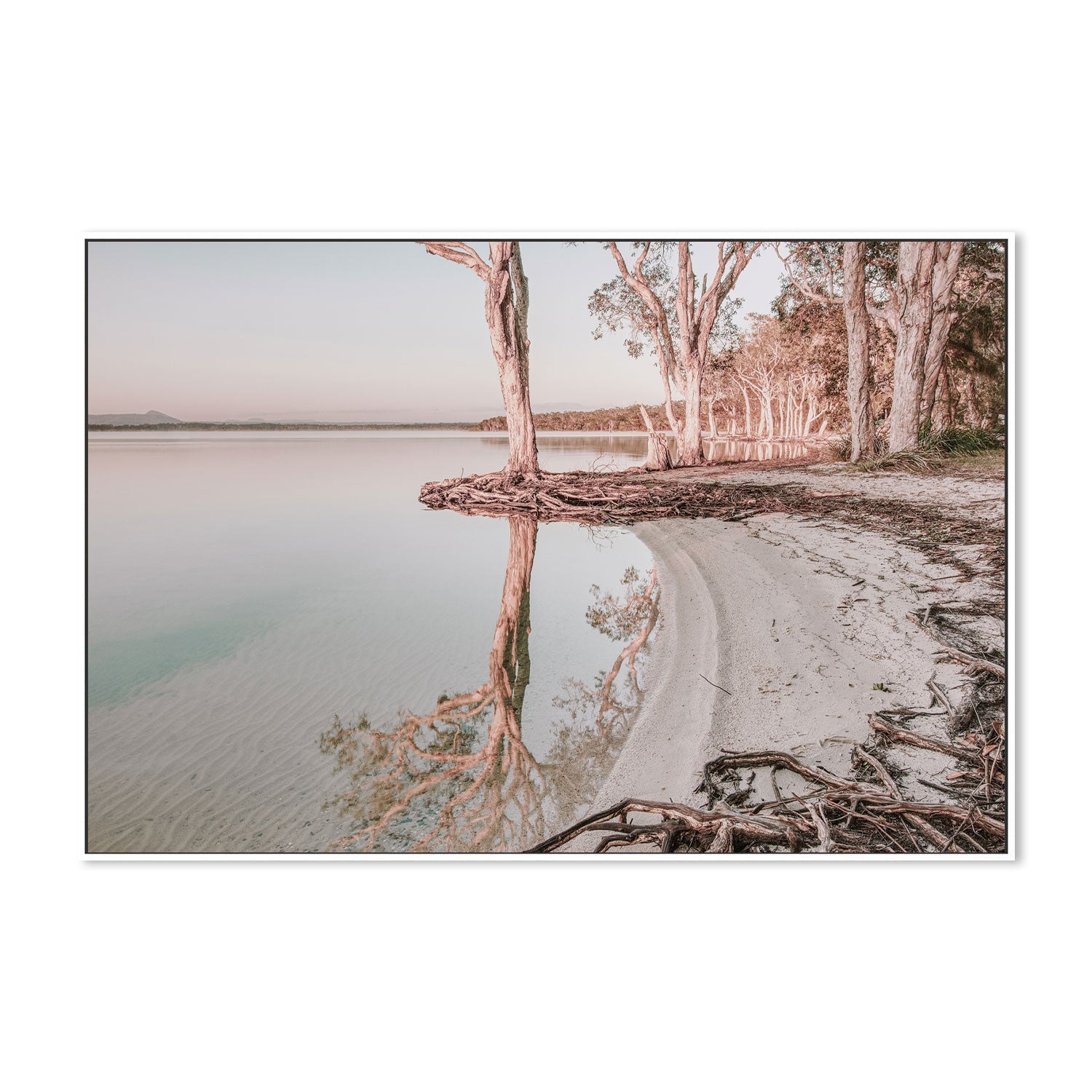 wall-art-print-canvas-poster-framed-Outback Lake, Style A-GIOIA-WALL-ART