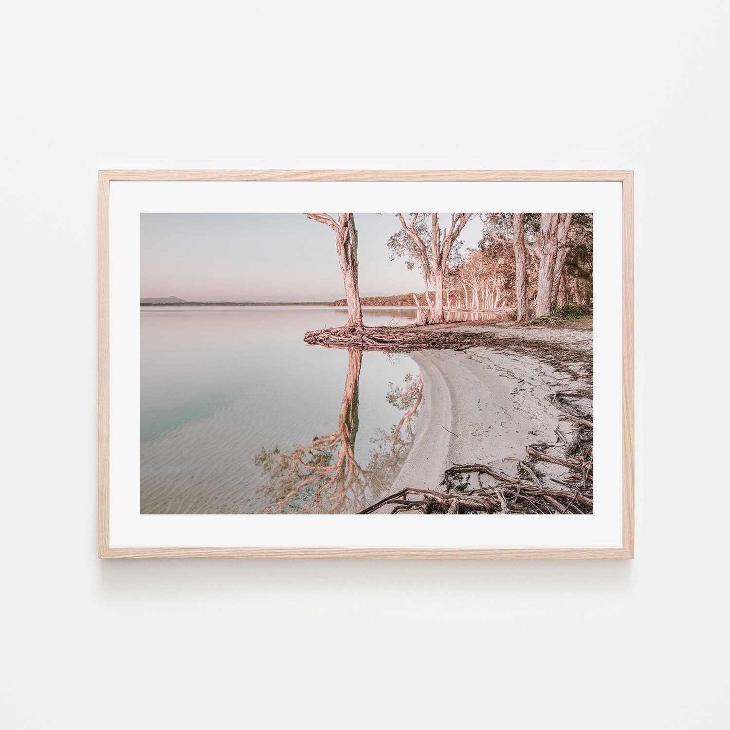 wall-art-print-canvas-poster-framed-Outback Lake, Style A-GIOIA-WALL-ART