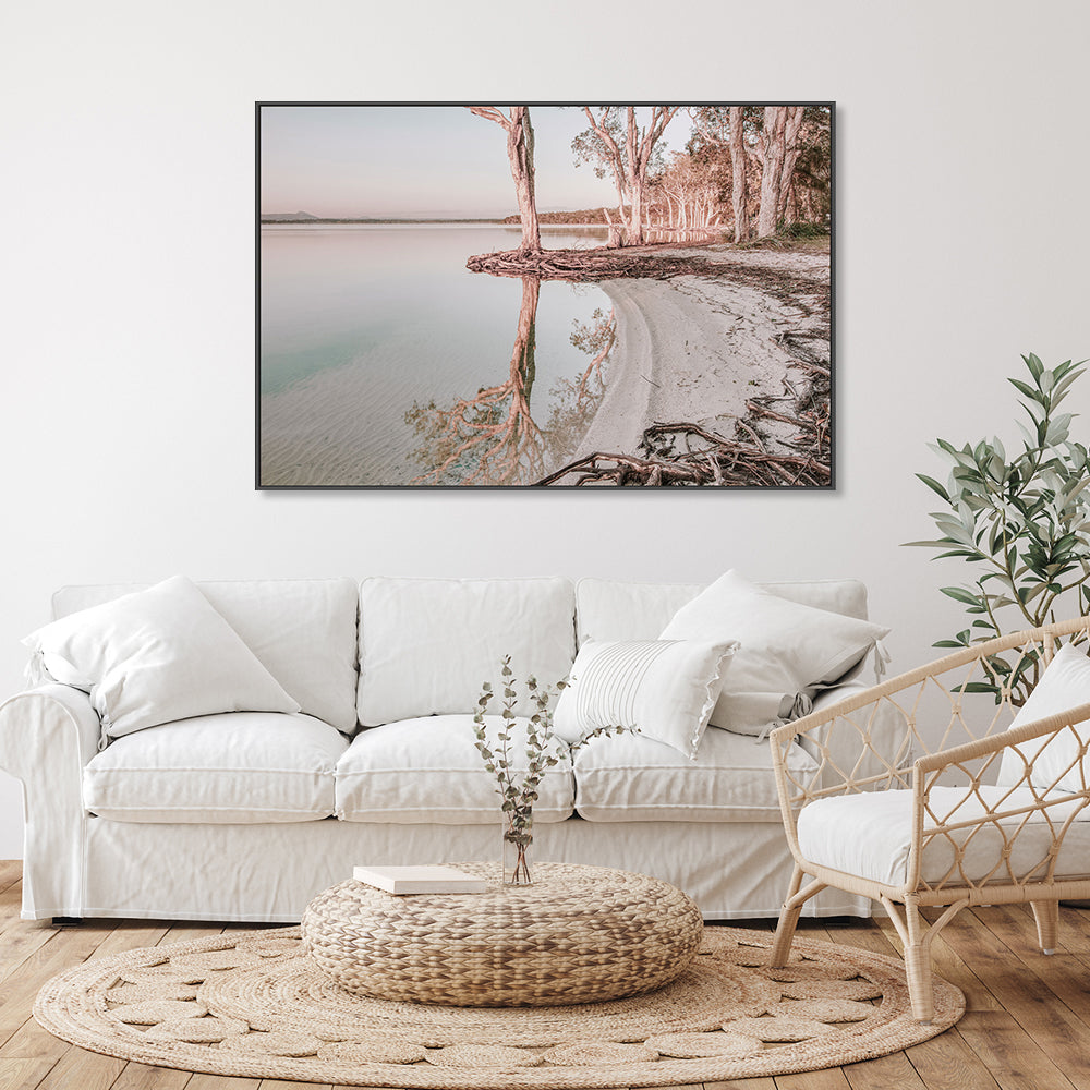 wall-art-print-canvas-poster-framed-Outback Lake, Style A-GIOIA-WALL-ART