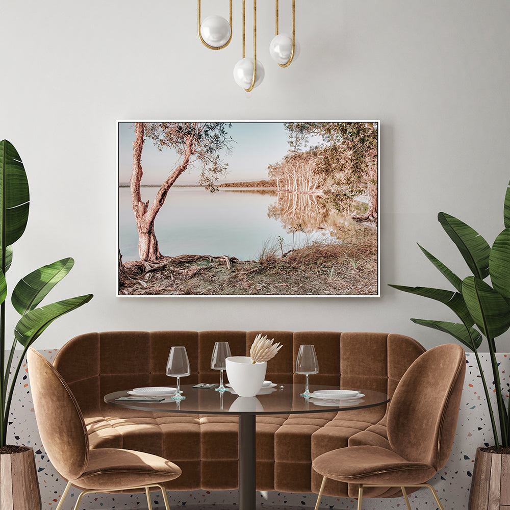 wall-art-print-canvas-poster-framed-Outback Lake, Style B-GIOIA-WALL-ART