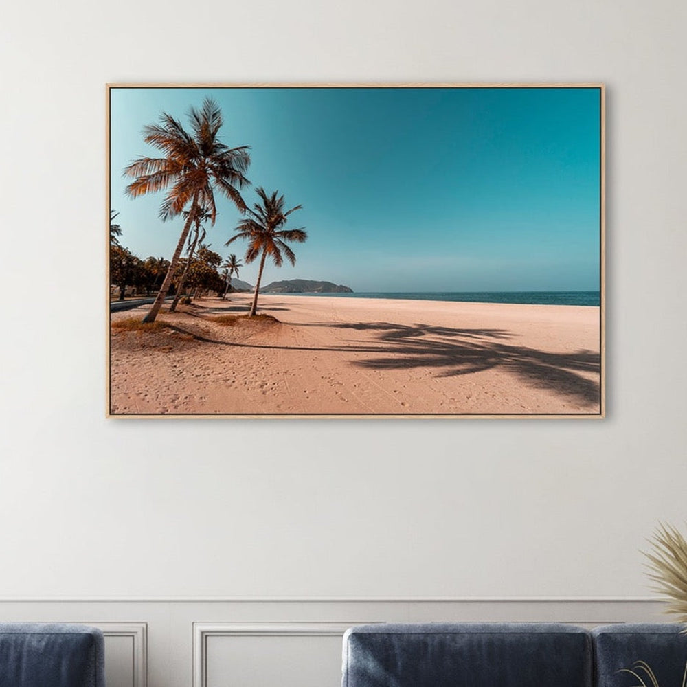 wall-art-print-canvas-poster-framed-Palms By The Beach, Style B-by-Gioia Wall Art-Gioia Wall Art