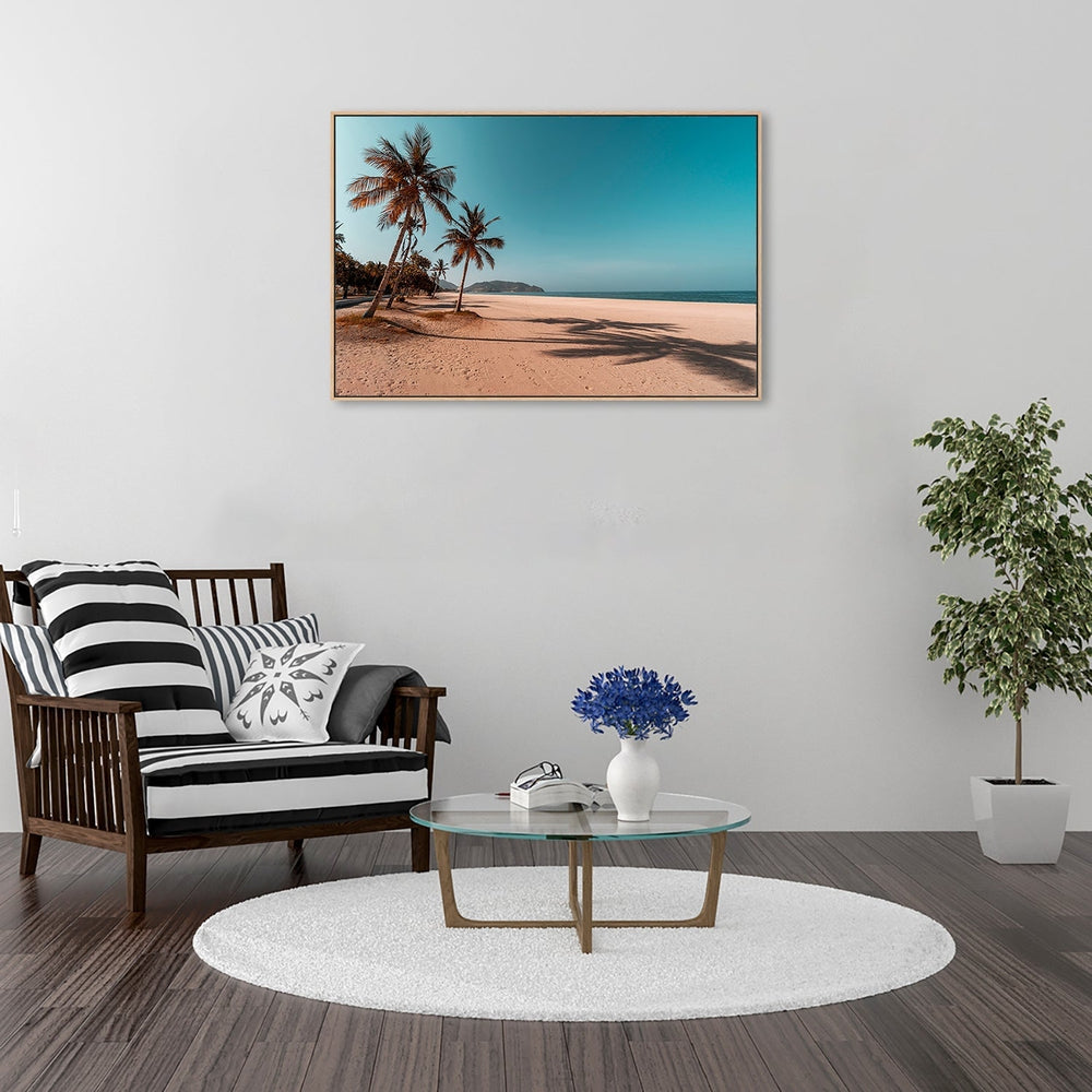 wall-art-print-canvas-poster-framed-Palms By The Beach, Style B-by-Gioia Wall Art-Gioia Wall Art