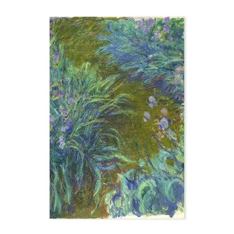 wall-art-print-canvas-poster-framed-Path through the Irises 02 1914 , By Monet-by-Gioia Wall Art-Gioia Wall Art