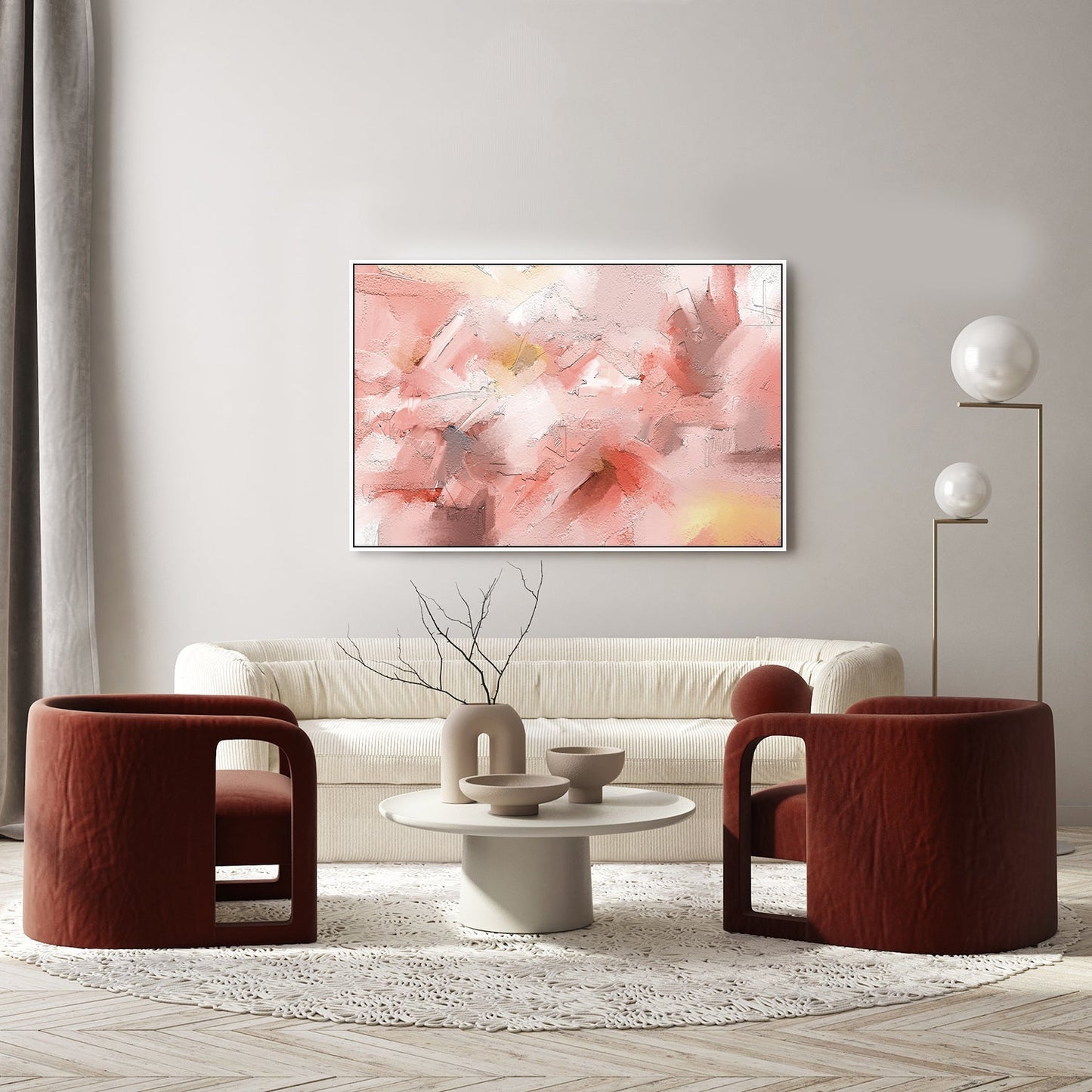 wall-art-print-canvas-poster-framed-Pink Explosion-by-Gioia Wall Art-Gioia Wall Art