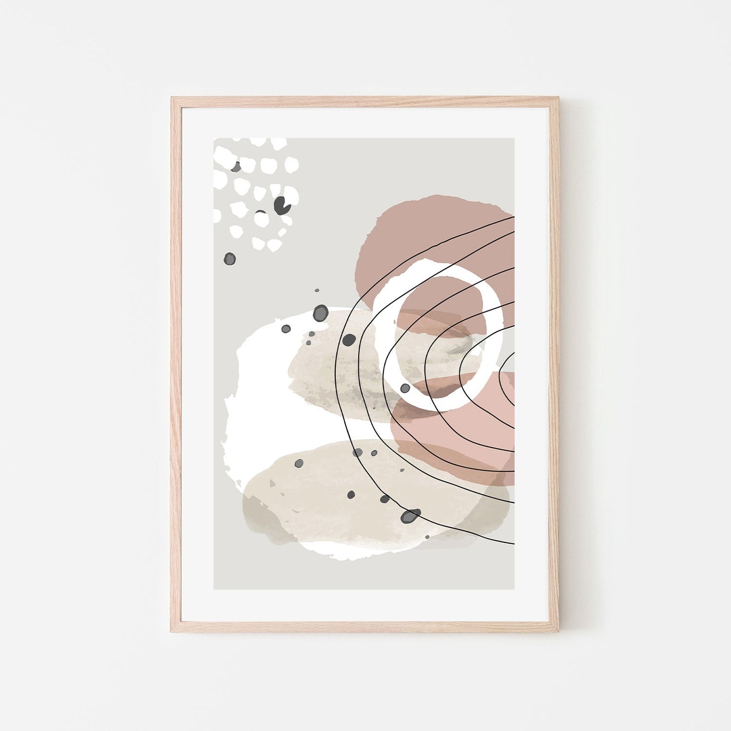 wall-art-print-canvas-poster-framed-Pink Stone, Style B-GIOIA-WALL-ART