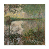 wall-art-print-canvas-poster-framed-Pond at Montgeron 1876-1877 , By Monet-by-Gioia Wall Art-Gioia Wall Art