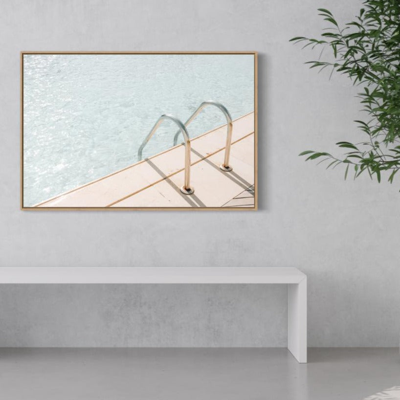 Pool Edge-Gioia-Prints-Framed-Canvas-Poster-GIOIA-WALL-ART