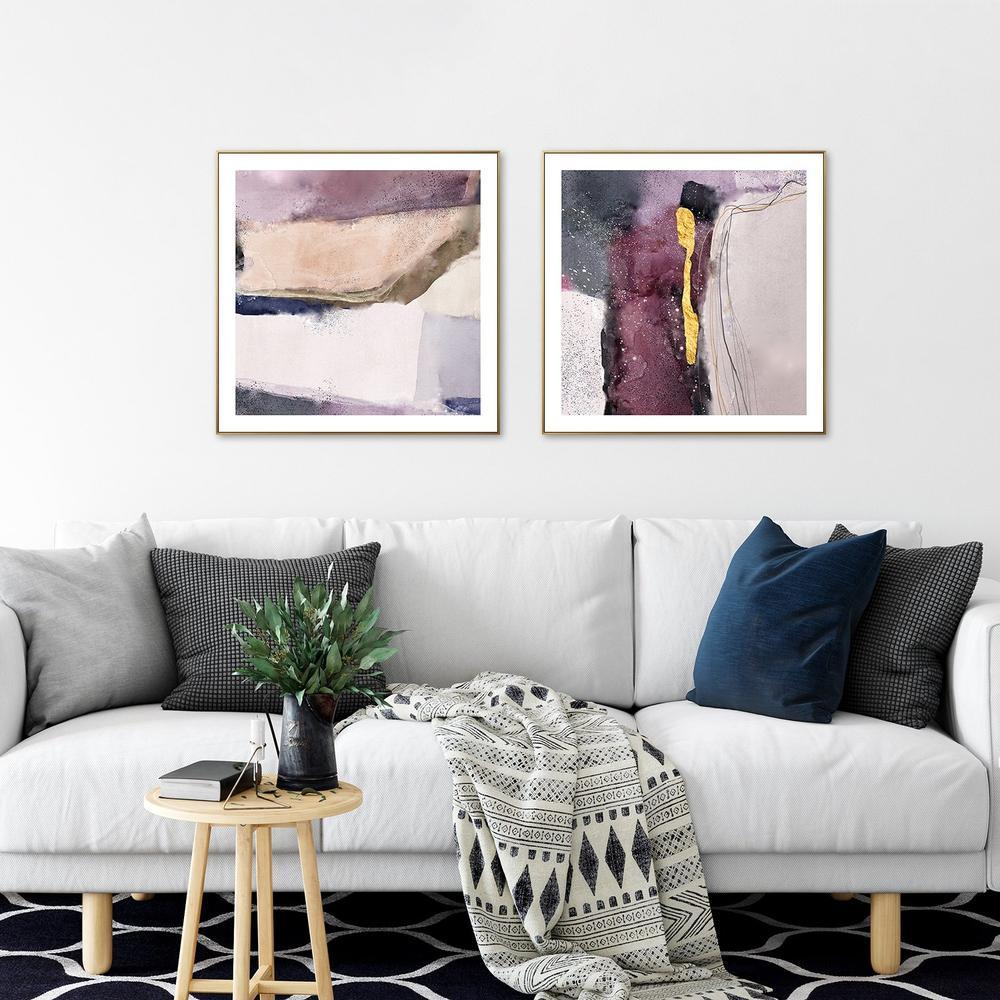 wall-art-print-canvas-poster-framed-Purple Obsession, Set Of 2, The Game Of Light Series-by-Gioia Wall Art-Gioia Wall Art