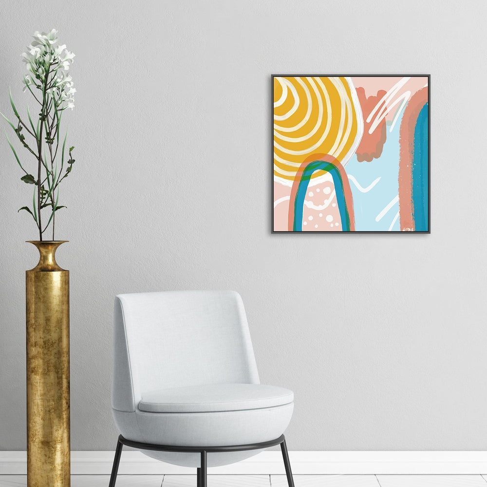 wall-art-print-canvas-poster-framed-Rainbow, Abstract Art-by-Gioia Wall Art-Gioia Wall Art