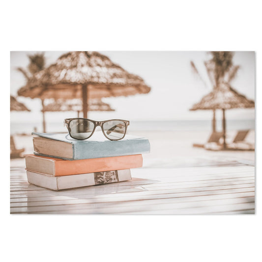 Buy Reading On The Beach Wall Art Online, Framed Canvas Or Poster