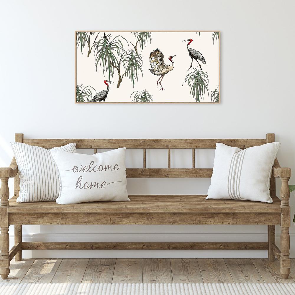 wall-art-print-canvas-poster-framed-Roaming Cranes-by-Gioia Wall Art-Gioia Wall Art