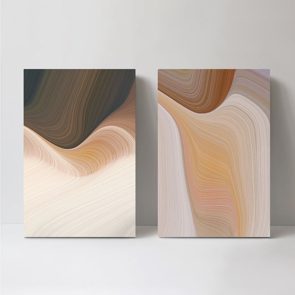 wall-art-print-canvas-poster-framed-Rock Waves, Style A, Set Of 2-by-Gioia Wall Art-Gioia Wall Art