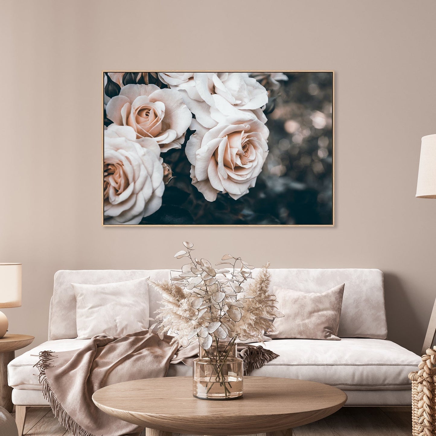 wall-art-print-canvas-poster-framed-Rose Garden, Style B-by-Gioia Wall Art-Gioia Wall Art