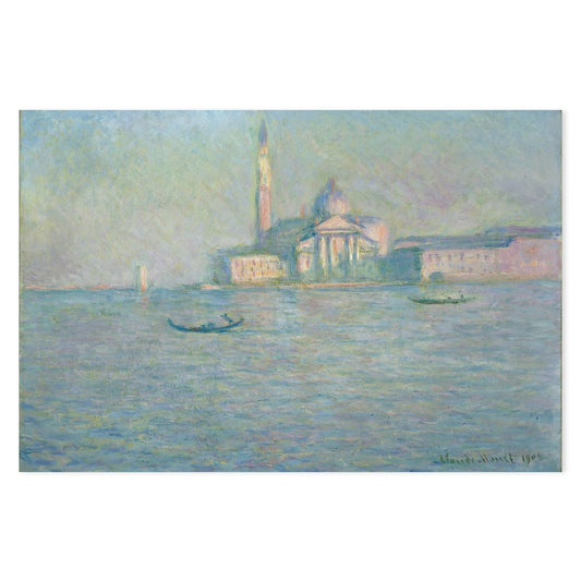 wall-art-print-canvas-poster-framed-San Giorgio Maggiore 1908 , By Monet-by-Gioia Wall Art-Gioia Wall Art