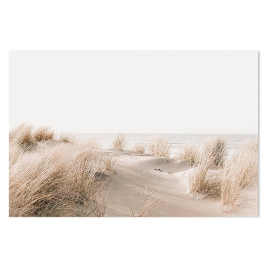 wall-art-print-canvas-poster-framed-Sand Dune And Grass By The Beach, Soft Tone-by-Gioia Wall Art-Gioia Wall Art