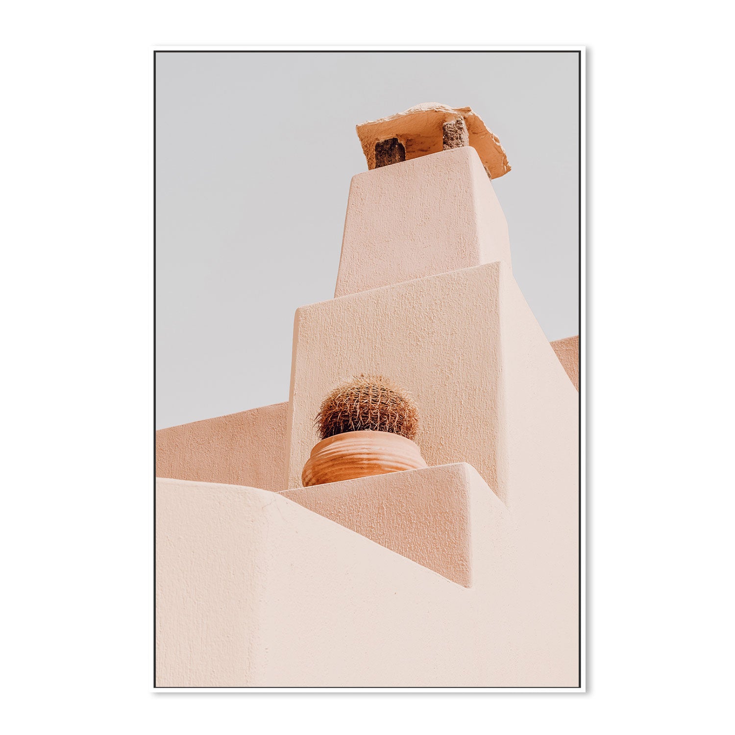 Santorini Architecture-Gioia-Prints-Framed-Canvas-Poster-GIOIA-WALL-ART