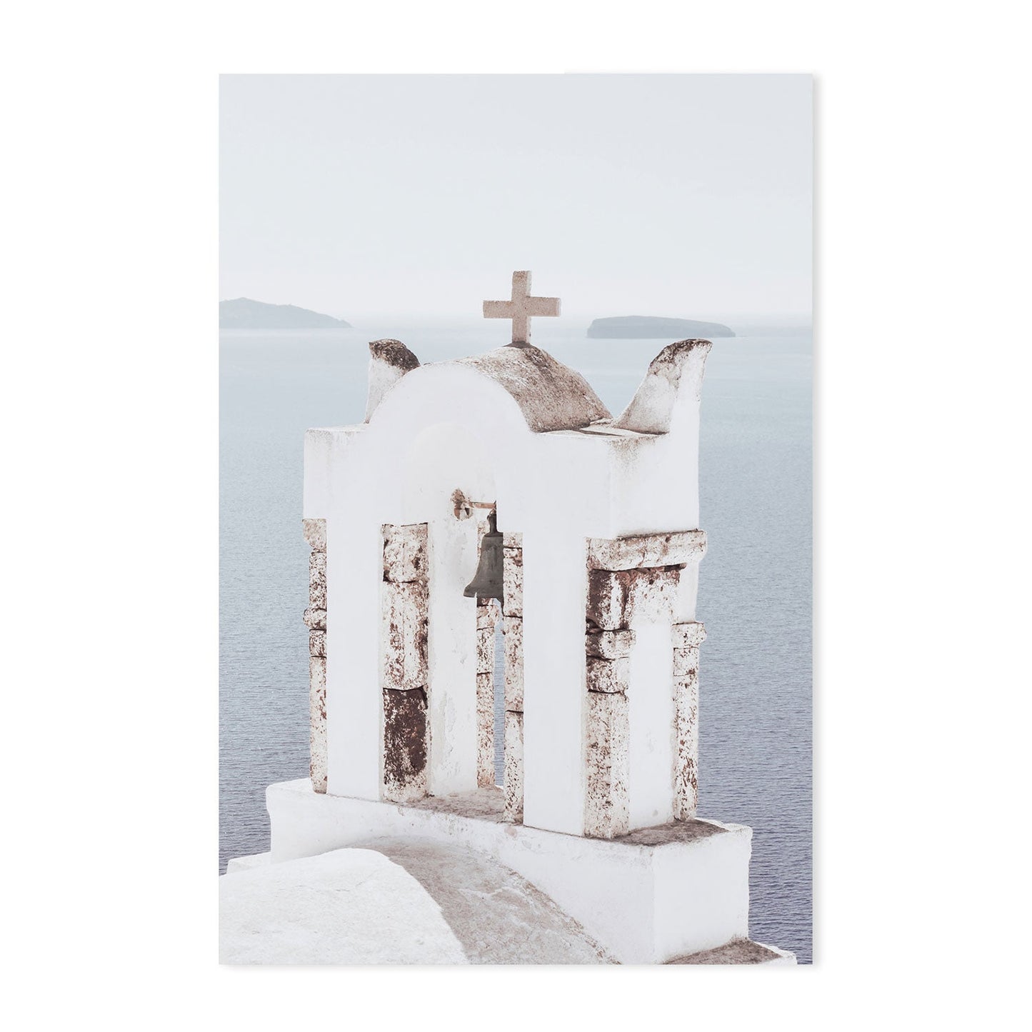 wall-art-print-canvas-poster-framed-Santorini View-by-Gioia Wall Art-Gioia Wall Art