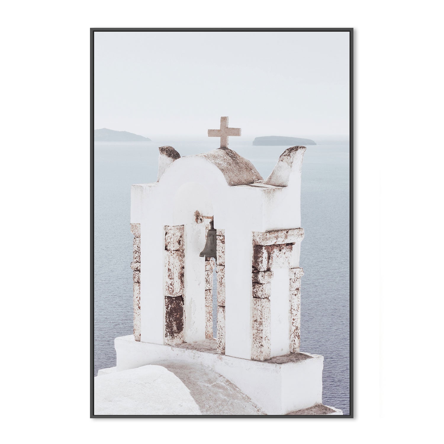 wall-art-print-canvas-poster-framed-Santorini View-by-Gioia Wall Art-Gioia Wall Art