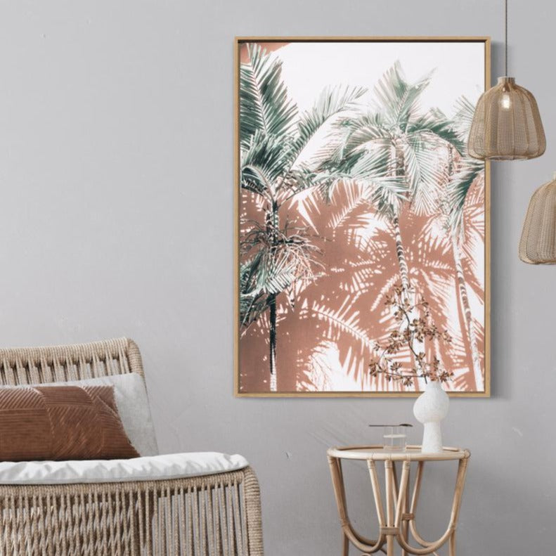 wall-art-print-canvas-poster-framed-Shadows Of Palms-by-Gioia Wall Art-Gioia Wall Art