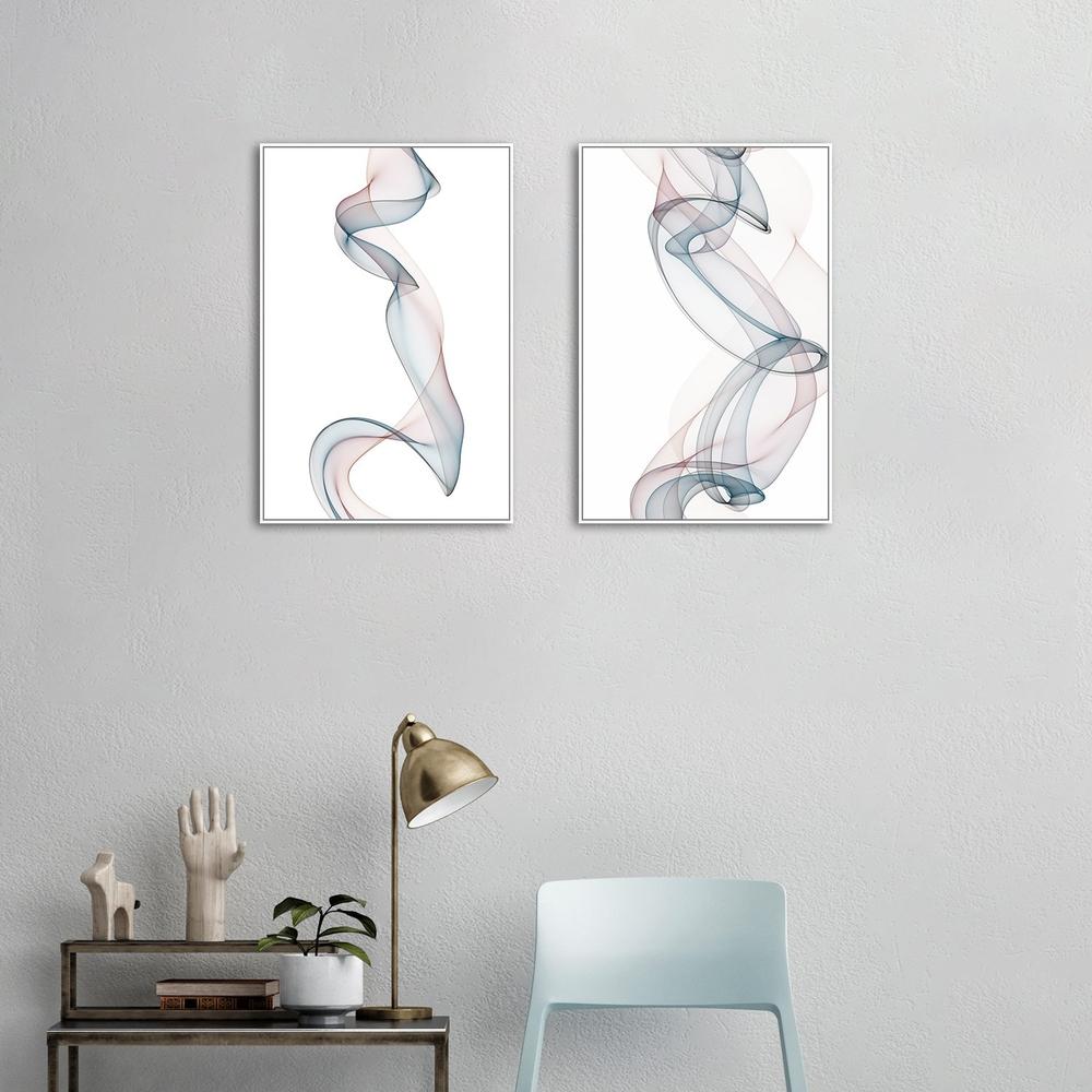 wall-art-print-canvas-poster-framed-Silk Dance, Set Of 2, Style A-by-Gioia Wall Art-Gioia Wall Art