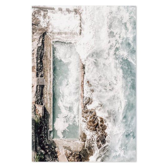 Buy Sky View Of The Ocean Pool, Style B Wall Art Online, Framed Canvas Or Poster