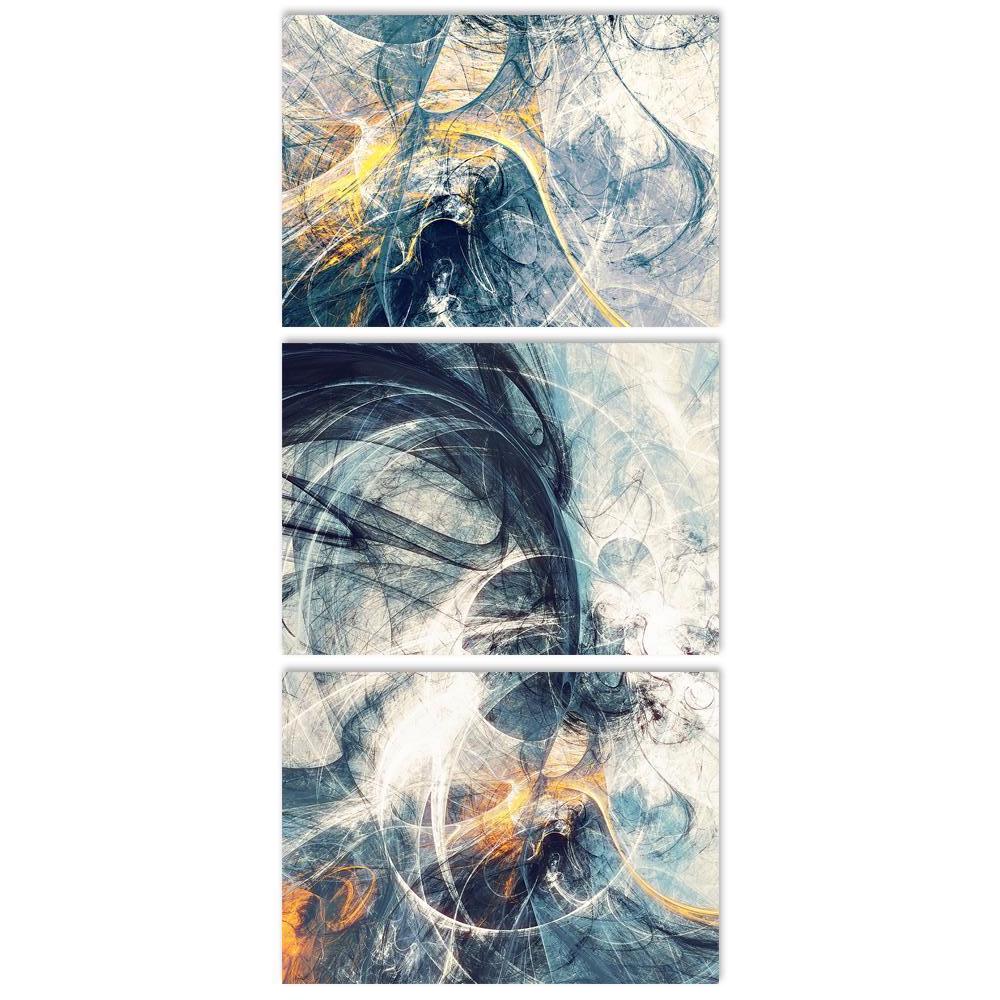 wall-art-print-canvas-poster-framed-Spark, Abstract Art, Set Of 3-by-Gioia Wall Art-Gioia Wall Art