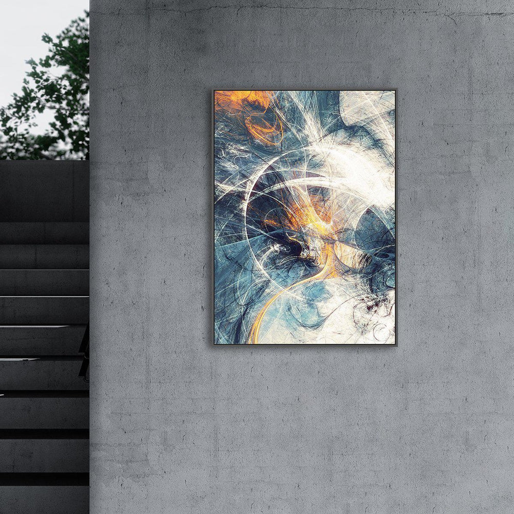 wall-art-print-canvas-poster-framed-Spark, Abstract Art, Style A-by-Gioia Wall Art-Gioia Wall Art