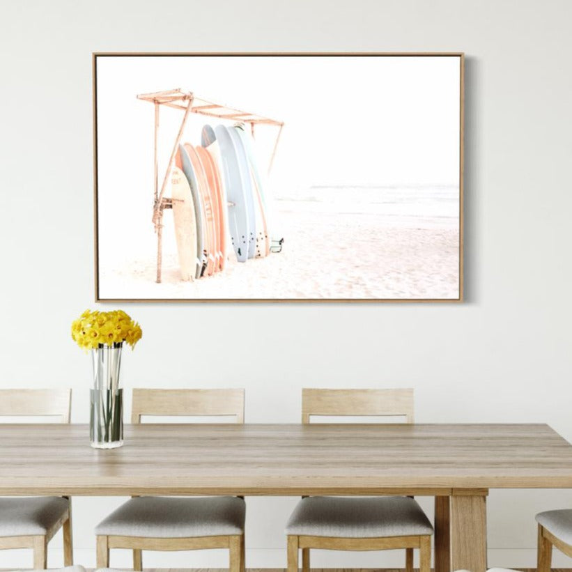 Stacked Surf Boards-Gioia-Prints-Framed-Canvas-Poster-GIOIA-WALL-ART