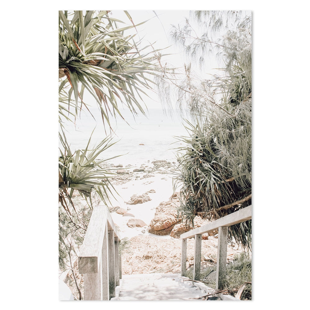 Buy Stairway To Byron Bay Beach Wall Art Online, Framed Canvas Or Poster