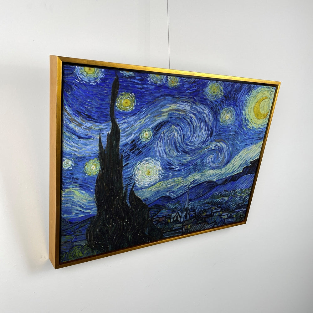 wall-art-print-canvas-poster-framed-Starry Night, Van Gogh-by-Gioia Wall Art-Gioia Wall Art