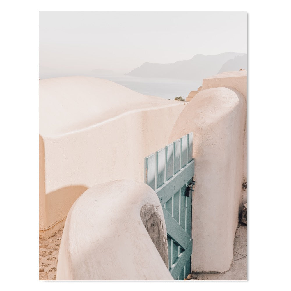 Steps To Greece and Cycladic Houses, Set Of 2-Gioia-Prints-Framed-Canvas-Poster-GIOIA-WALL-ART