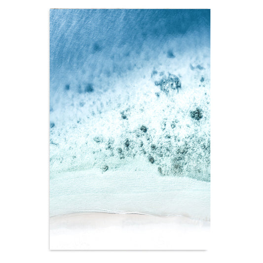 Buy Stunning Shoreline And Blue Sea, Style A, Portrait Wall Art Online, Framed Canvas Or Poster