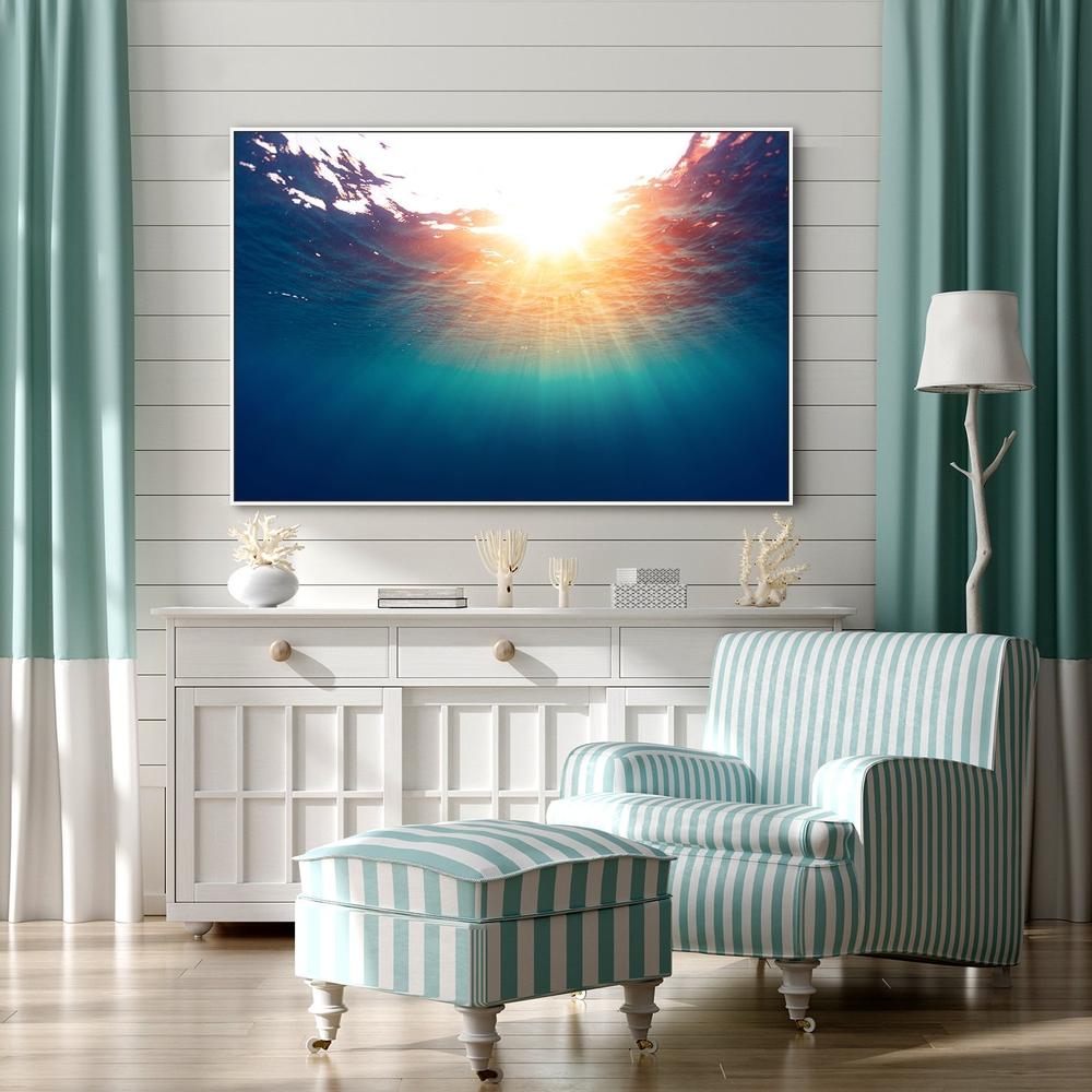 wall-art-print-canvas-poster-framed-Sunlight Through The Sea-by-Gioia Wall Art-Gioia Wall Art