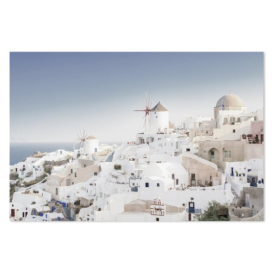 wall-art-print-canvas-poster-framed-Sunrise Over Santorini-by-Gioia Wall Art-Gioia Wall Art