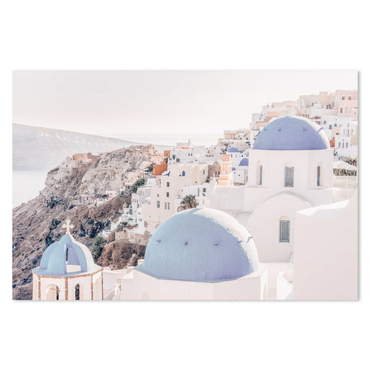 wall-art-print-canvas-poster-framed-Sunset In Oia, Santorini-by-Gioia Wall Art-Gioia Wall Art