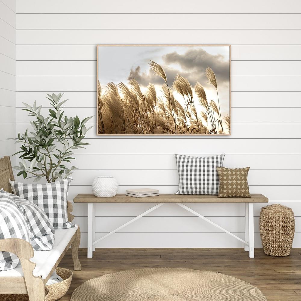 wall-art-print-canvas-poster-framed-Sunset Pampas Grass-by-Gioia Wall Art-Gioia Wall Art