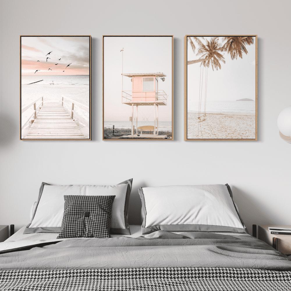 Surf And Swim, Set Of 3-Gioia-Prints-Framed-Canvas-Poster-GIOIA-WALL-ART