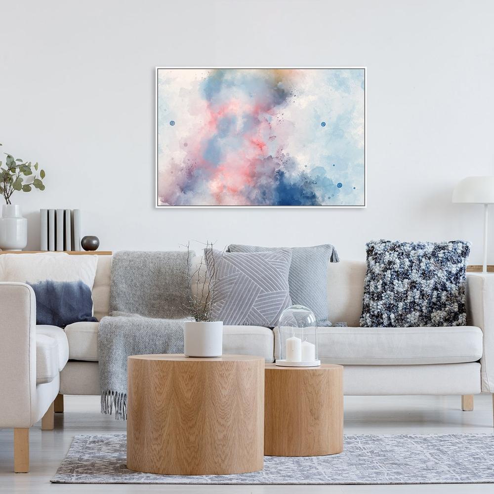 wall-art-print-canvas-poster-framed-Sweet As Cotton Candy, Abstract Art-by-Gioia Wall Art-Gioia Wall Art