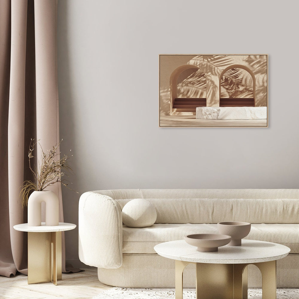 wall-art-print-canvas-poster-framed-Terracotta Palms, Style C-by-Gioia Wall Art-Gioia Wall Art