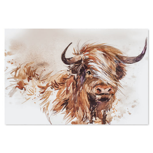 wall-art-print-canvas-poster-framed-The Cool Bull-by-Gioia Wall Art-Gioia Wall Art