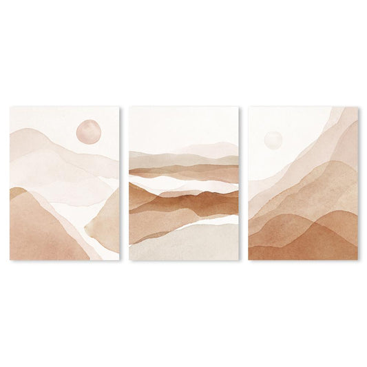 wall-art-print-canvas-poster-framed-The Desert, Set Of 3-by-Gioia Wall Art-Gioia Wall Art