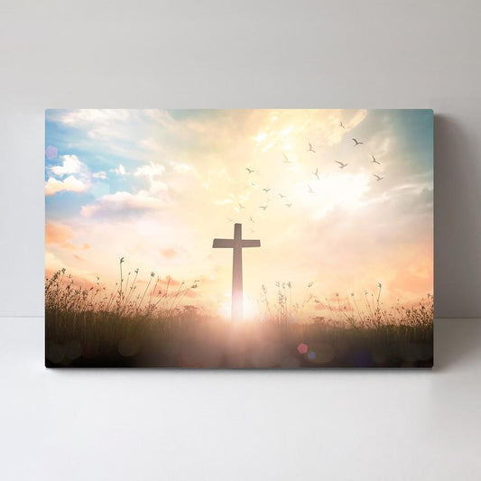 wall-art-print-canvas-poster-framed-The Holy Cross-by-Gioia Wall Art-Gioia Wall Art