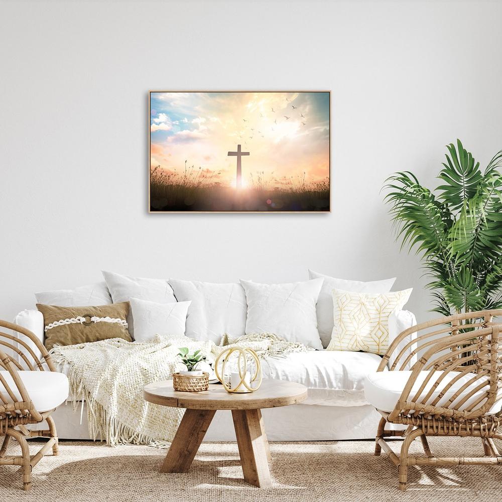 wall-art-print-canvas-poster-framed-The Holy Cross-by-Gioia Wall Art-Gioia Wall Art