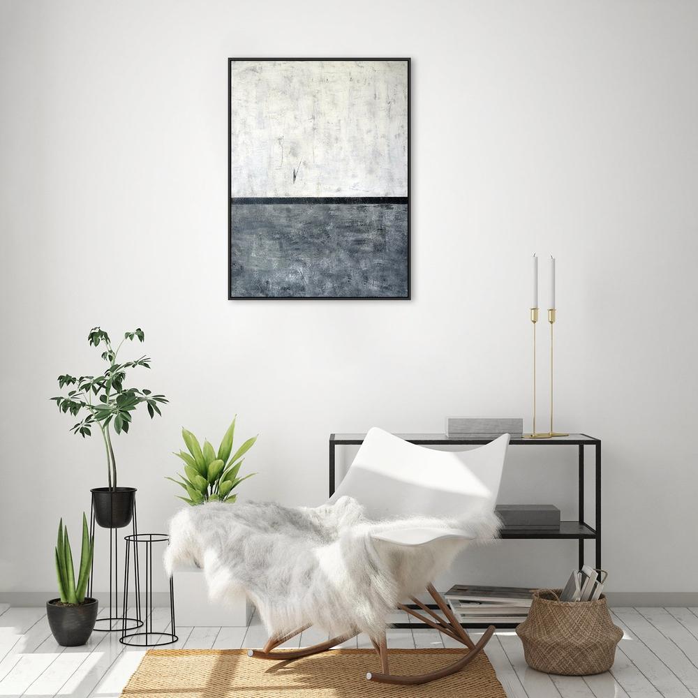 wall-art-print-canvas-poster-framed-The Horizon, Abstract Painting-by-Gioia Wall Art-Gioia Wall Art