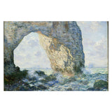 wall-art-print-canvas-poster-framed-The Manneport Rock Arch West of Etretat 1883 , By Monet-by-Gioia Wall Art-Gioia Wall Art