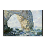 wall-art-print-canvas-poster-framed-The Manneport Rock Arch West of Etretat 1883 , By Monet-by-Gioia Wall Art-Gioia Wall Art