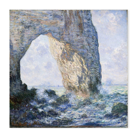 wall-art-print-canvas-poster-framed-The Manneporte, 1883 , By Monet-by-Gioia Wall Art-Gioia Wall Art