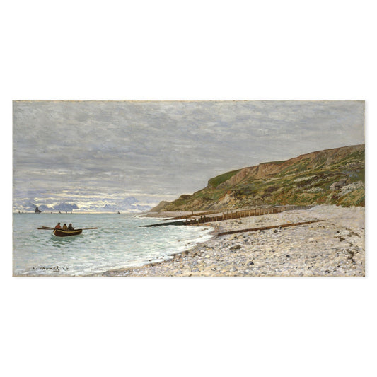 wall-art-print-canvas-poster-framed-The Point of Heve Honfleur 1864 , By Monet-by-Gioia Wall Art-Gioia Wall Art