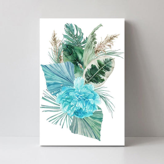 wall-art-print-canvas-poster-framed-Tropic Floral Arrangement-by-Gioia Wall Art-Gioia Wall Art