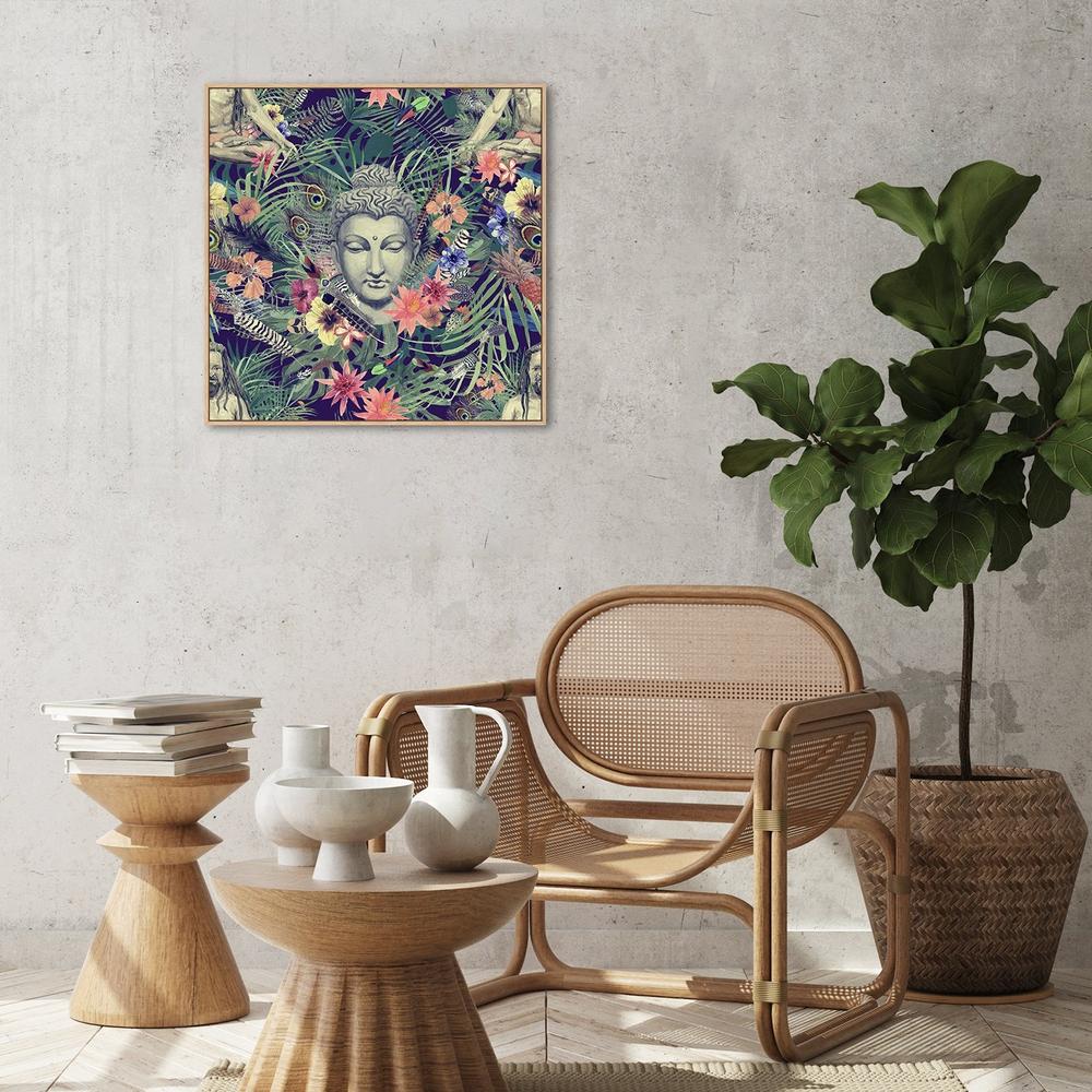 wall-art-print-canvas-poster-framed-Tropical Buddha-by-Gioia Wall Art-Gioia Wall Art